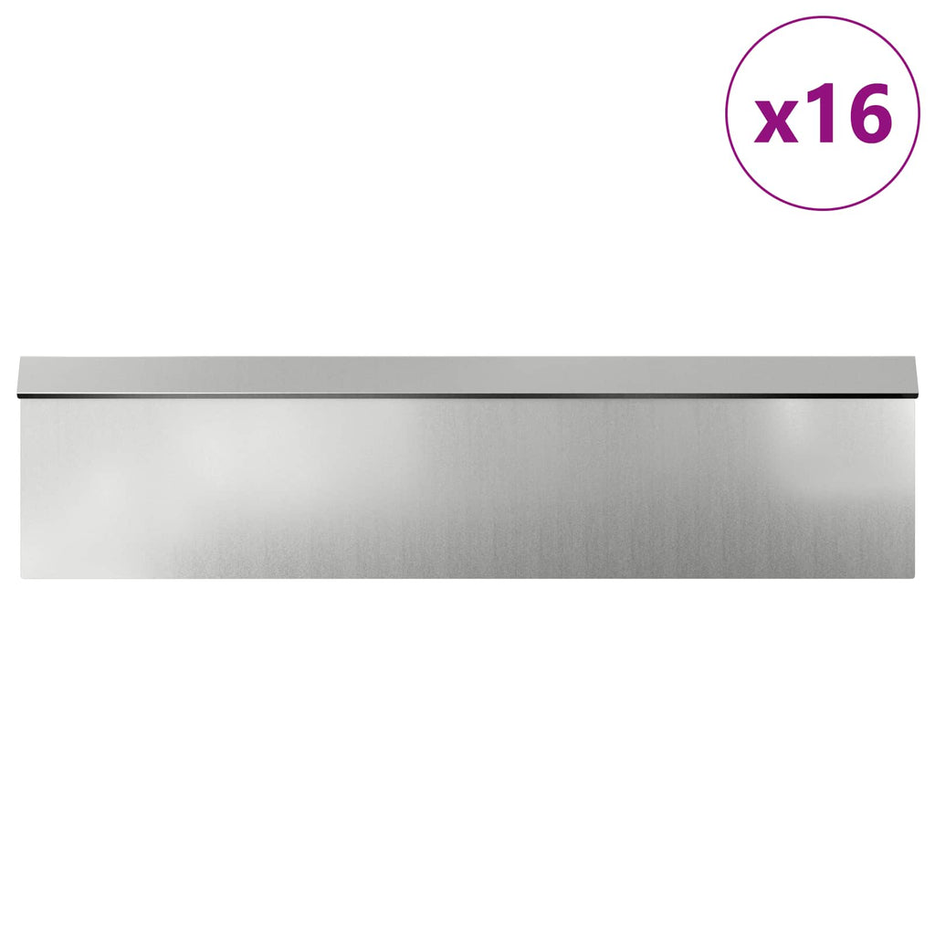 vidaXL Płoty ślimakowe 20 pcs Srebrny Stal Galwanizowana