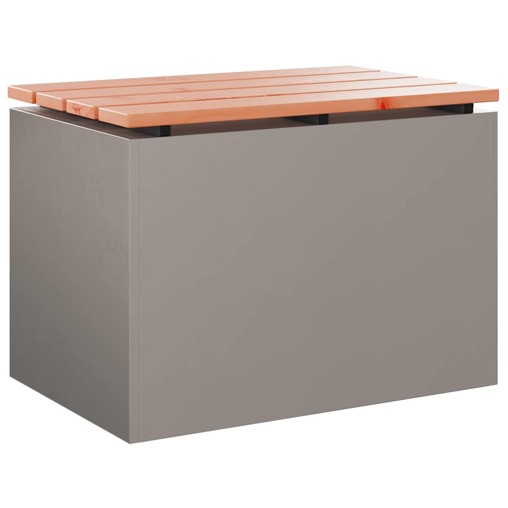 vidaXL Ławka ogrodowa Rdzawy 60 x 40 x 43 cm stal kortenowska