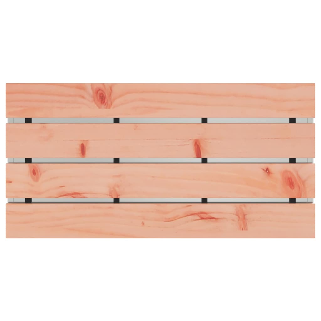 vidaXL Ławka ogrodowa Srebrny 80 x 40 x 43 cm Stal galwanizowana