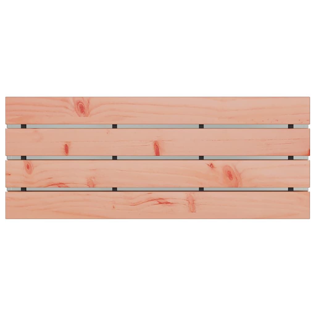 vidaXL Ławka ogrodowa Srebrny 100 x 40 x 43 cm Stal galwanizowana