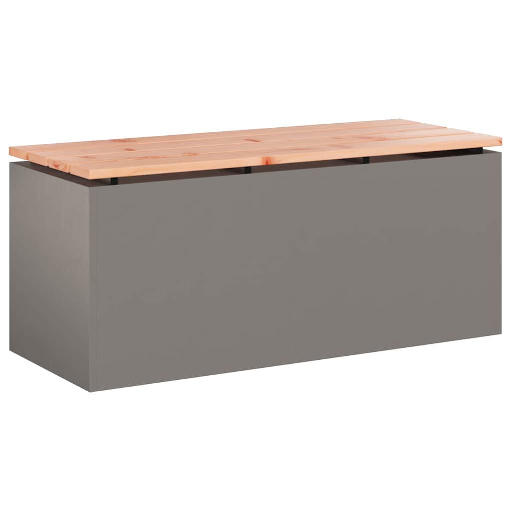 vidaXL Ławka ogrodowa Rdzawy 100 x 40 x 43 cm stal kortenowska
