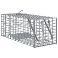 vidaXL Pułapka na zwierzęta Antracyt 31 x 13 x 12cm Stal