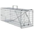 vidaXL Pułapka na zwierzęta Antracyt 61 x 20 x 21,5 cm Stal