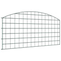 vidaXL Zestaw Ogrodzenia Stawu 5 pcs Zielony 100 x 50 cm Stal