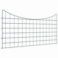 vidaXL Zestaw Ogrodzenia Stawu 5 pcs Zielony 100 x 50 cm Stal