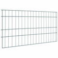vidaXL Zestaw Ogrodzenia Stawu 5 pcs Zielony 100 x 50 cm Stal