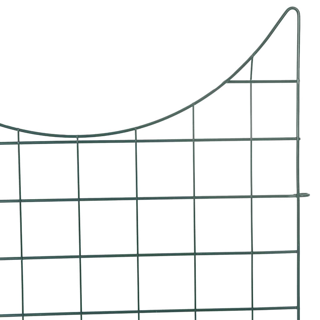 vidaXL Zestaw Ogrodzenia Stawu 8 pcs Zielony 50 x 80 cm Stal