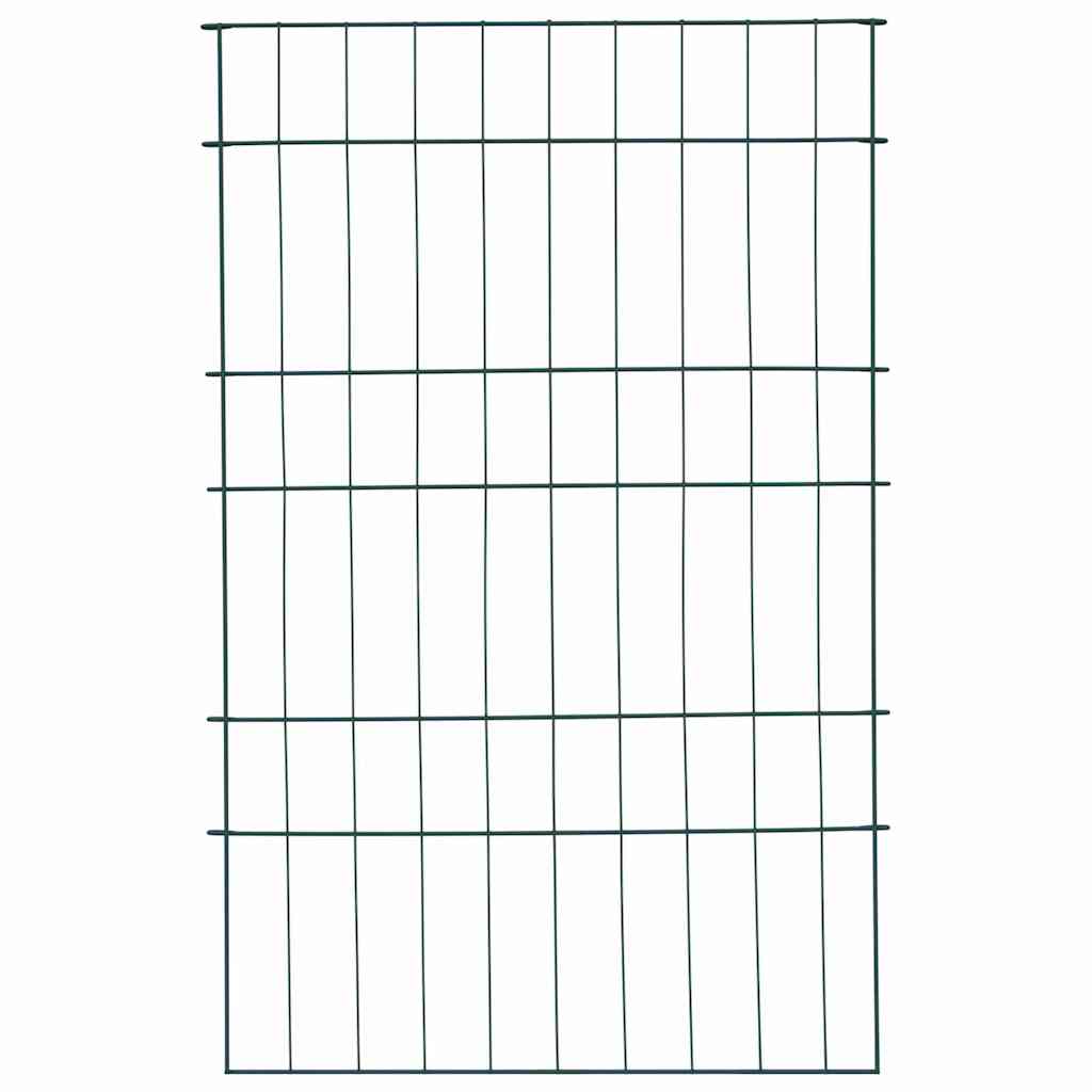 vidaXL Zestaw Ogrodzenia Stawu 8 pcs Zielony 50 x 80 cm Stal