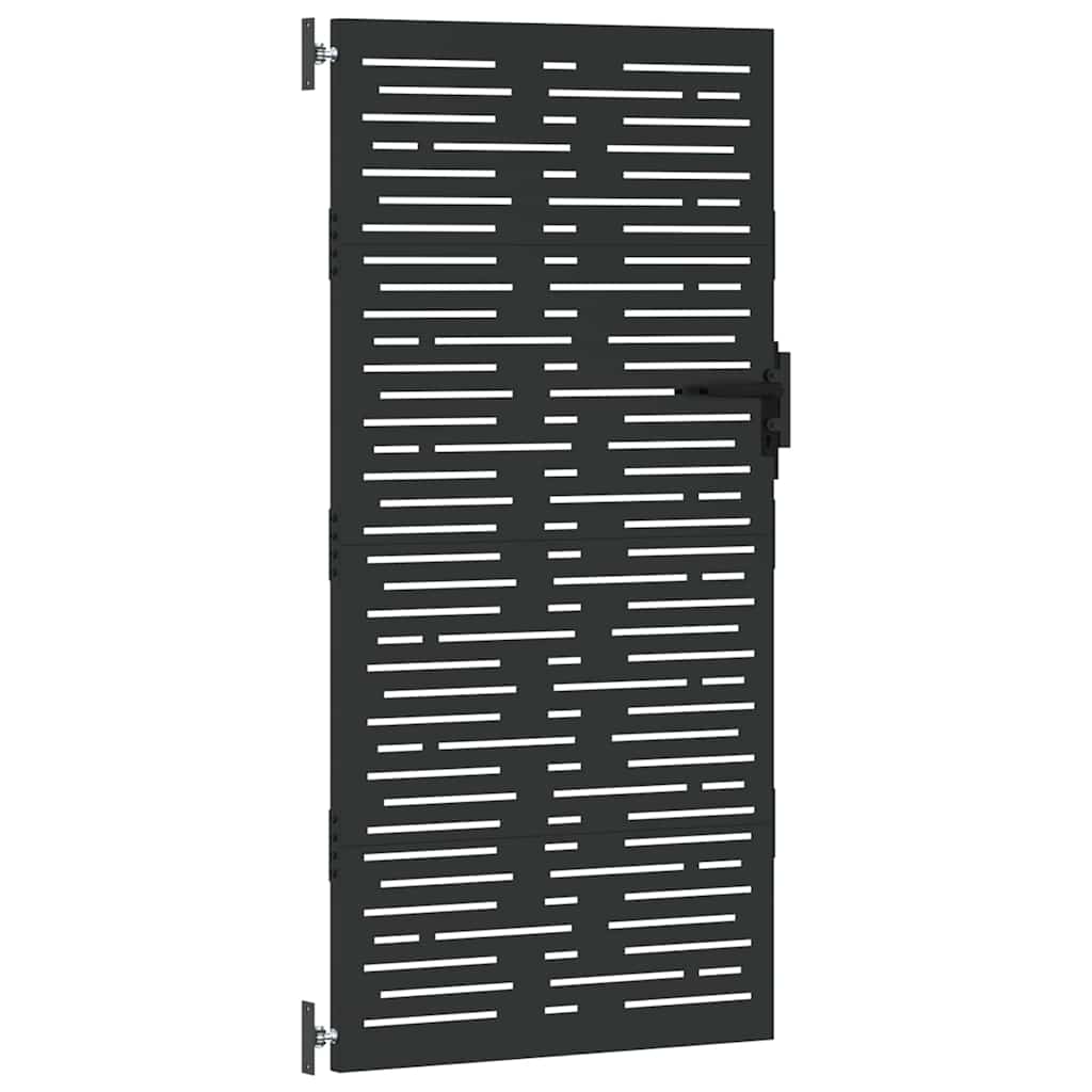 vidaXL Brama ogrodowa 85 x 175 cm Stal Malowana Proszkowo Zamykane