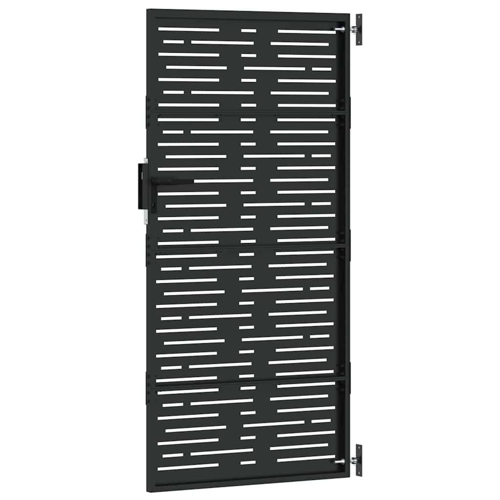 vidaXL Brama ogrodowa 85 x 175 cm Stal Malowana Proszkowo Zamykane