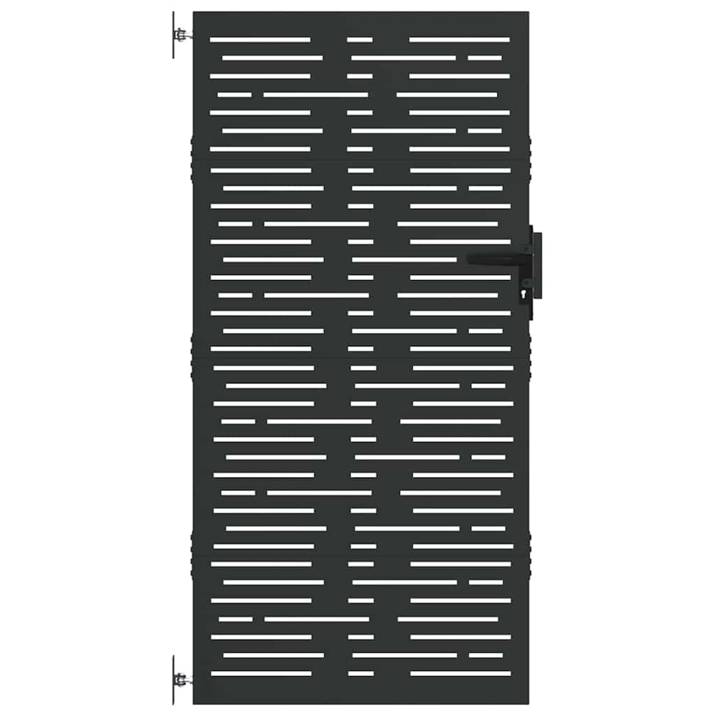vidaXL Brama ogrodowa 85 x 175 cm Stal Malowana Proszkowo Zamykane