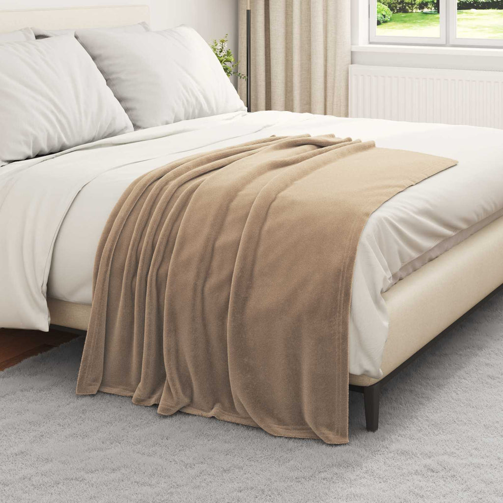 vidaXL Koc Camel 130 x 150 cm Polar