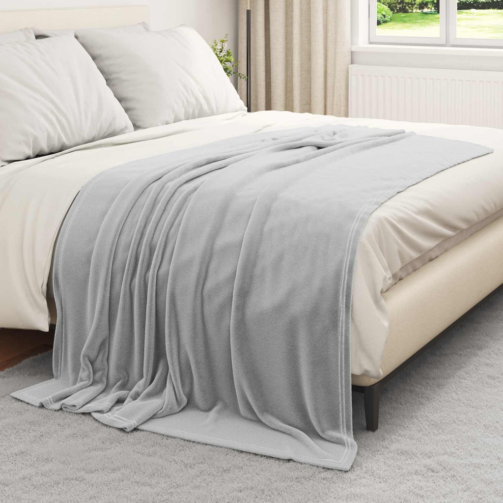 vidaXL Koc Szary 150 x 200 cm Polar