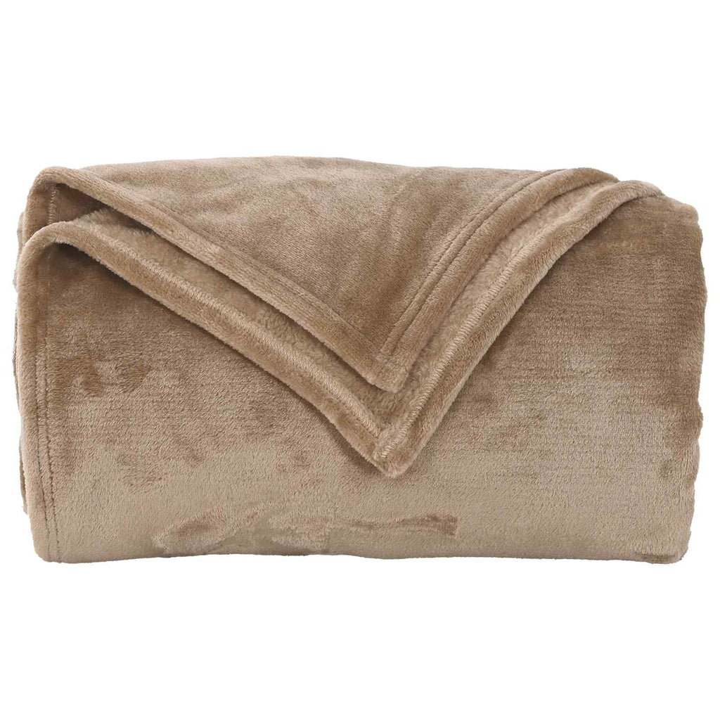 vidaXL Koce narzutowe 6 pcs Camel 240 x 270 cm Polar