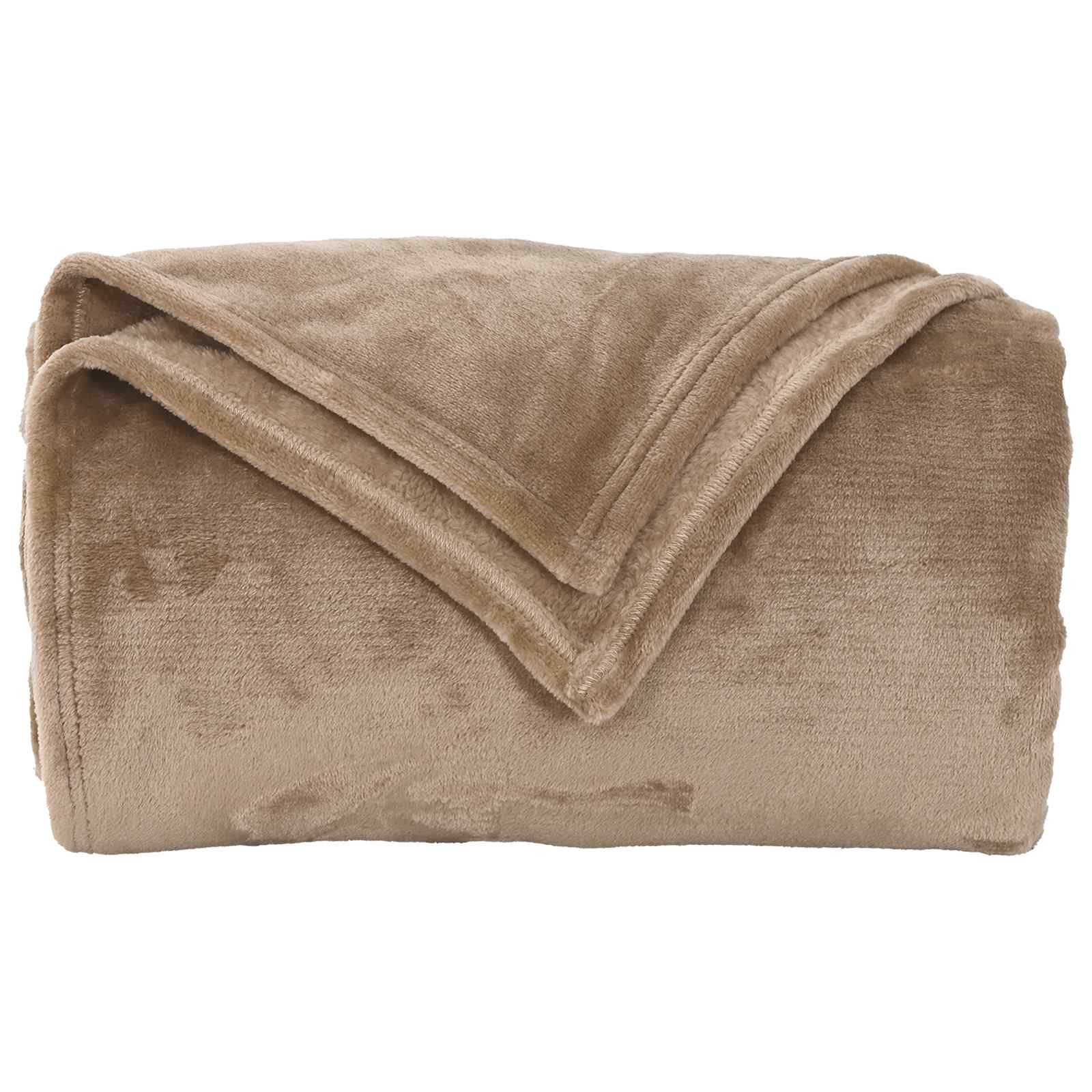 vidaXL Koce narzutowe 6 pcs Camel 240 x 270 cm Polar