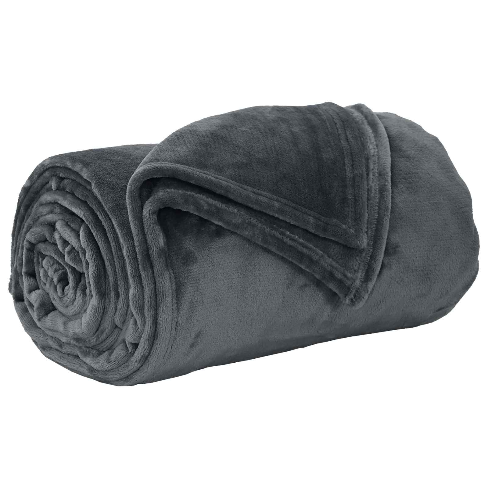 vidaXL Koce narzutowe 6 pcs Ciemnoszary 220 x 240 cm Polar