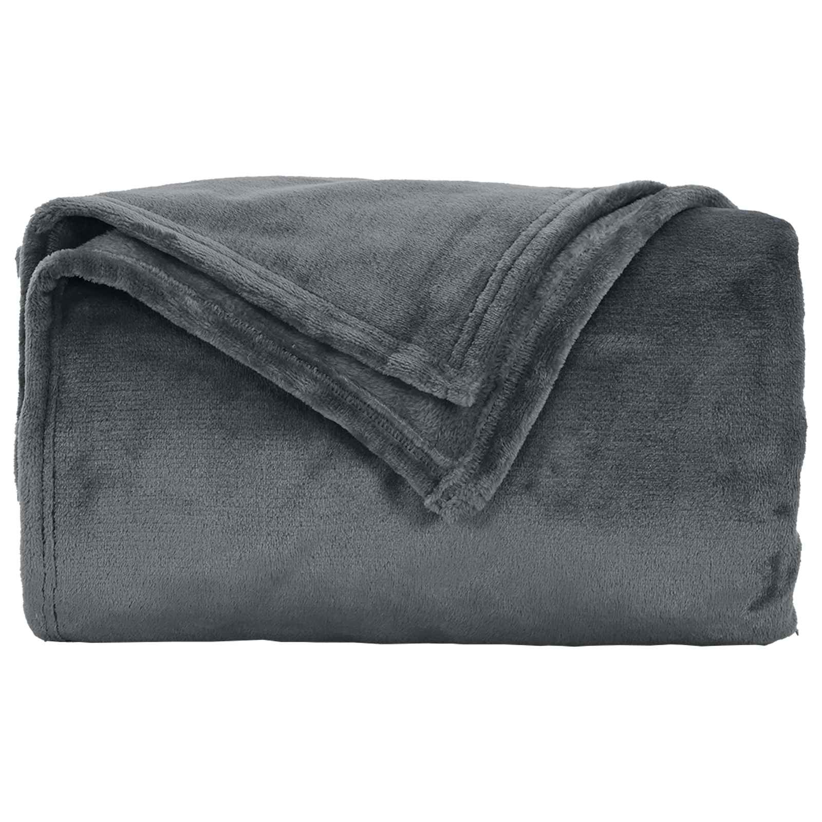 vidaXL Koce narzutowe 6 pcs Ciemnoszary 220 x 240 cm Polar