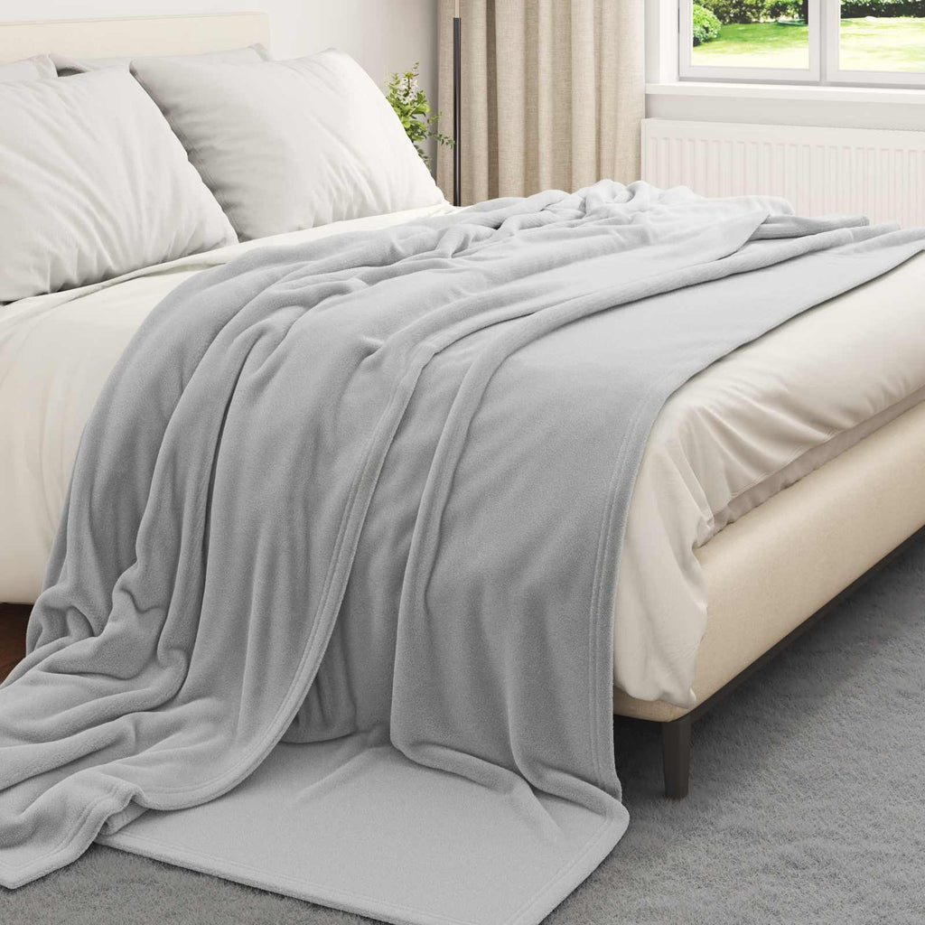 vidaXL Koce narzutowe 6 pcs Szary 220 x 240 cm Polar