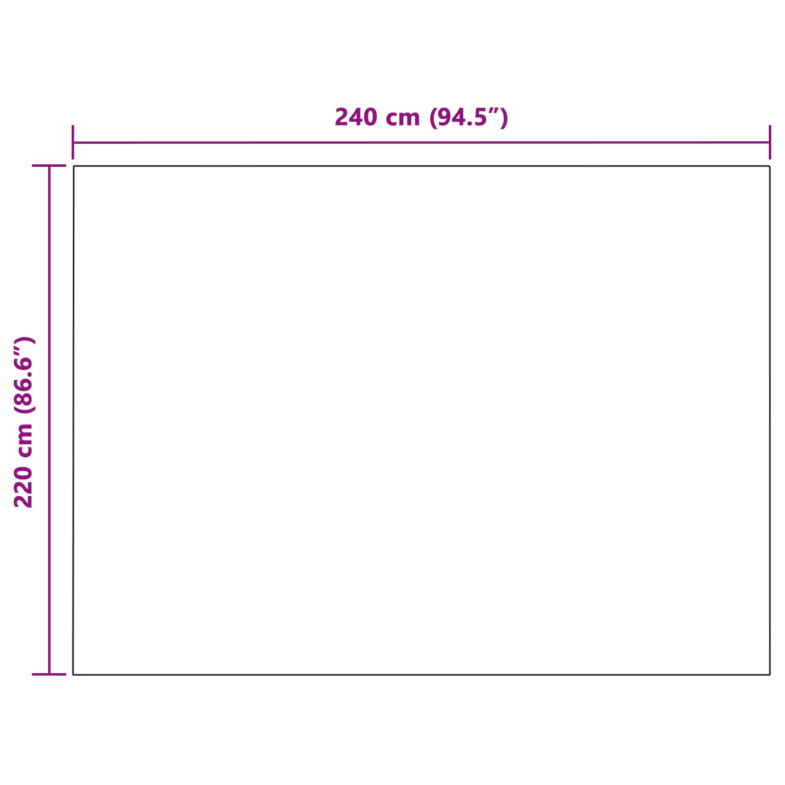 vidaXL Koce narzutowe 6 pcs Czarny 220 x 240 cm Polar