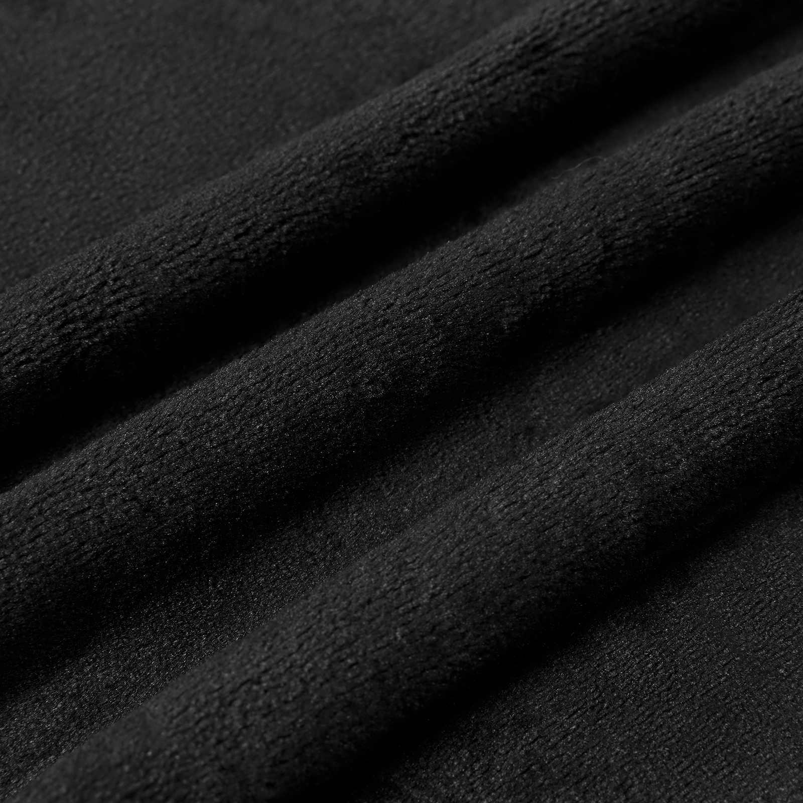 vidaXL Koce narzutowe 6 pcs Czarny 240 x 270 cm Polar