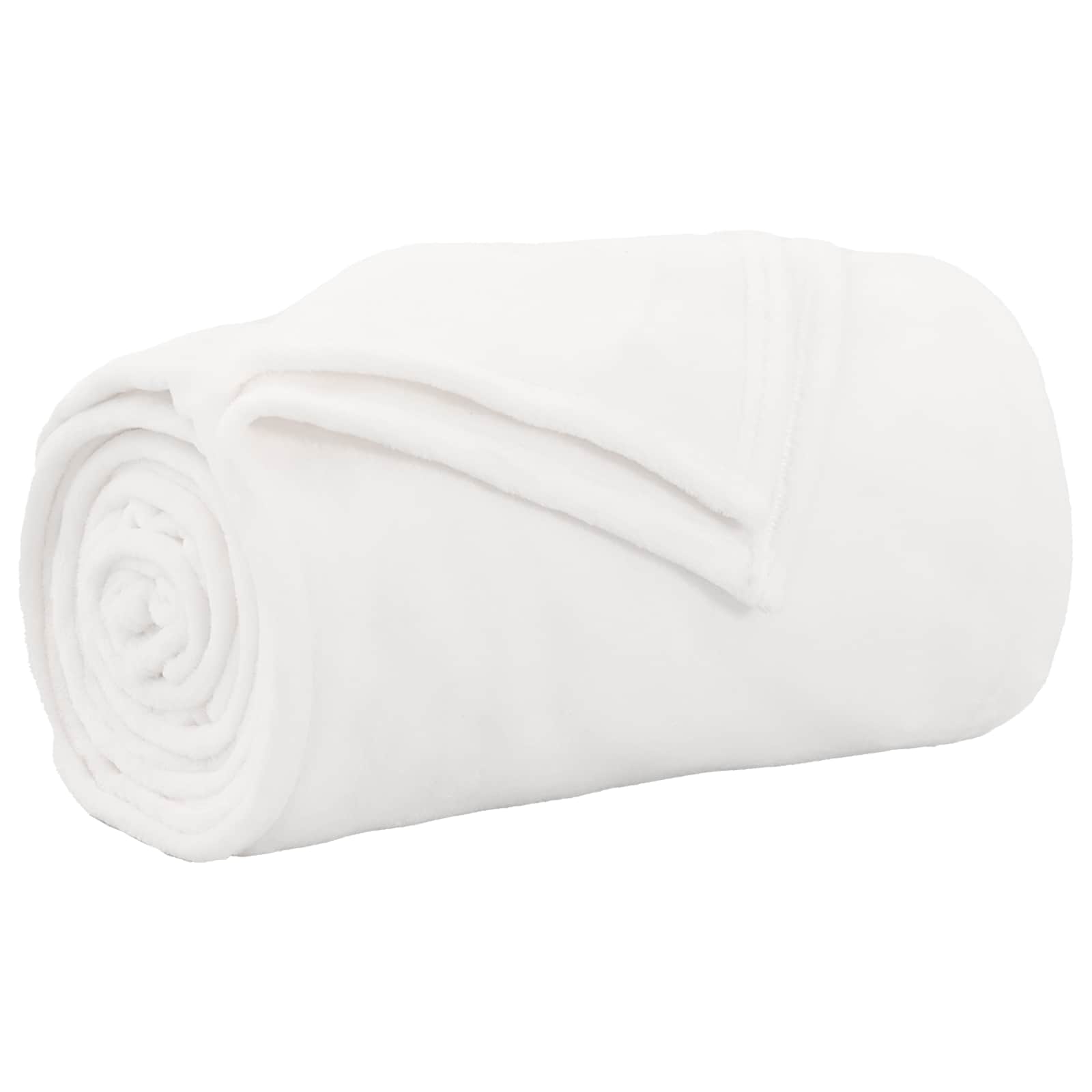 vidaXL Koce narzutowe 6 pcs Biały 220 x 240 cm Polar
