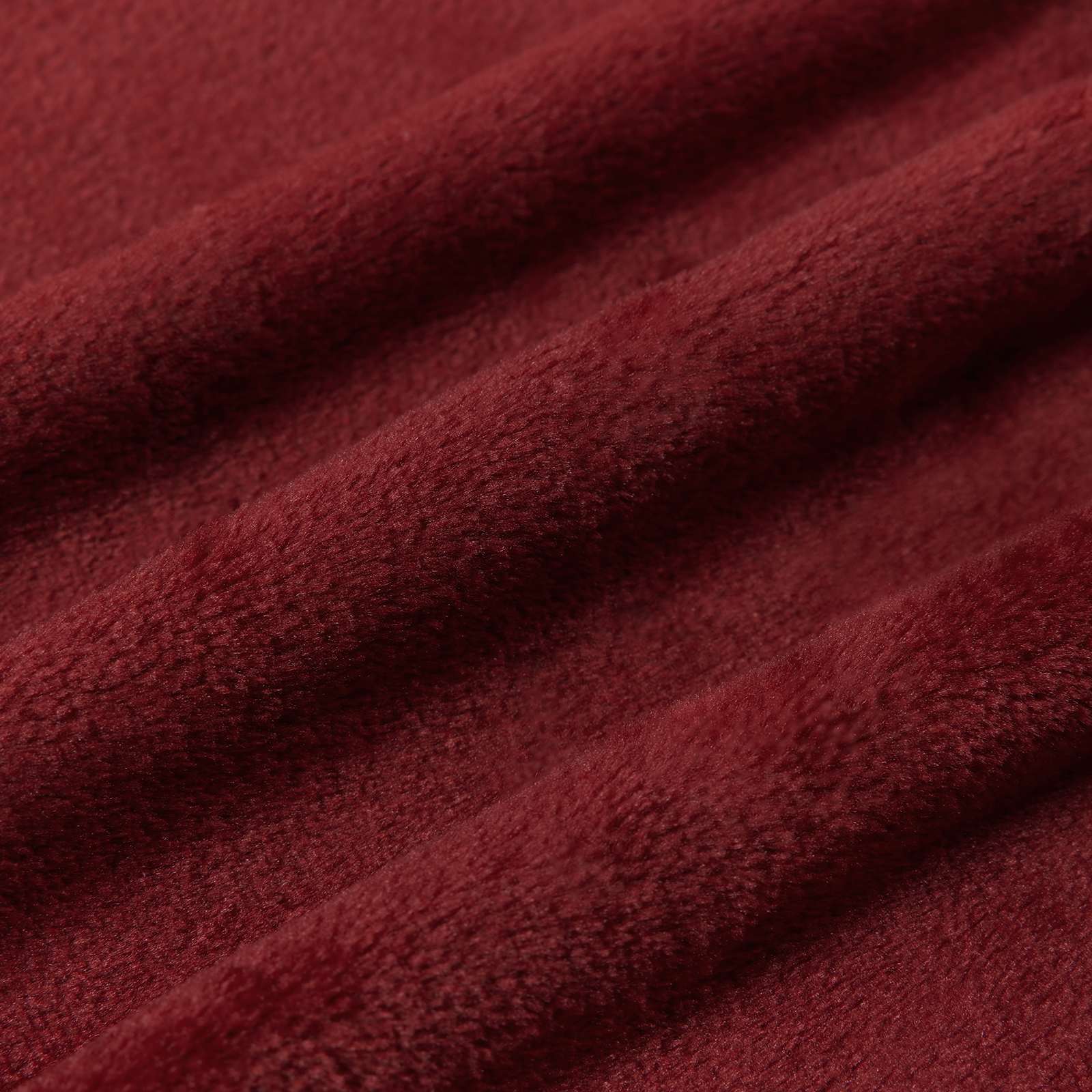 vidaXL Koce narzutowe 6 pcs Bordeaux Czerwony 220 x 240 cm Polar