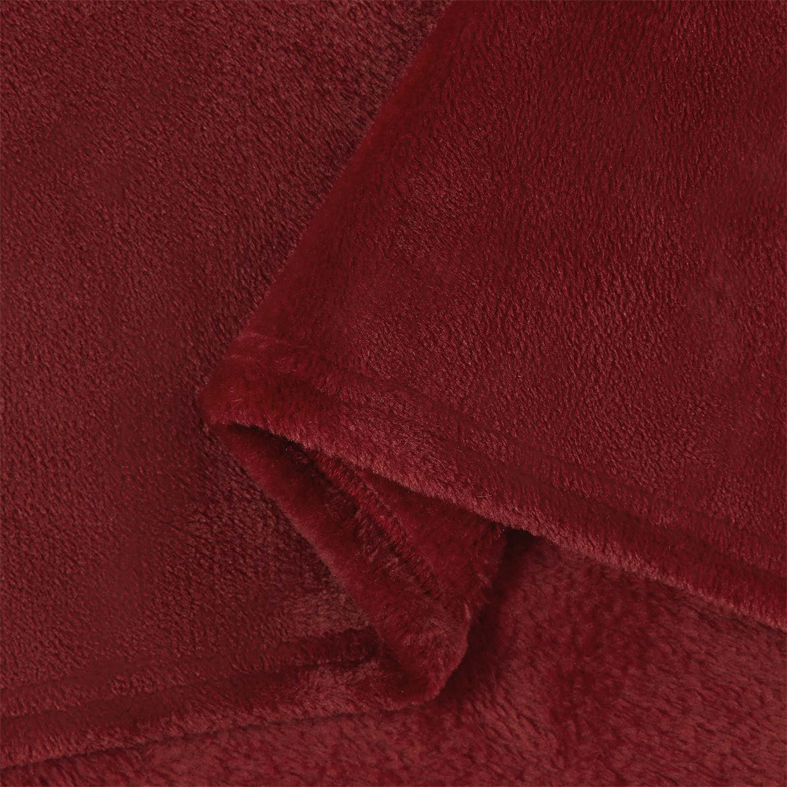 vidaXL Koce narzutowe 6 pcs Bordeaux Czerwony 240 x 270 cm Polar