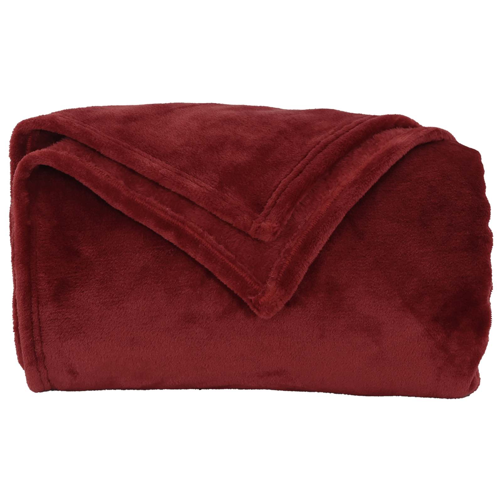 vidaXL Koce narzutowe 6 pcs Bordeaux Czerwony 240 x 270 cm Polar