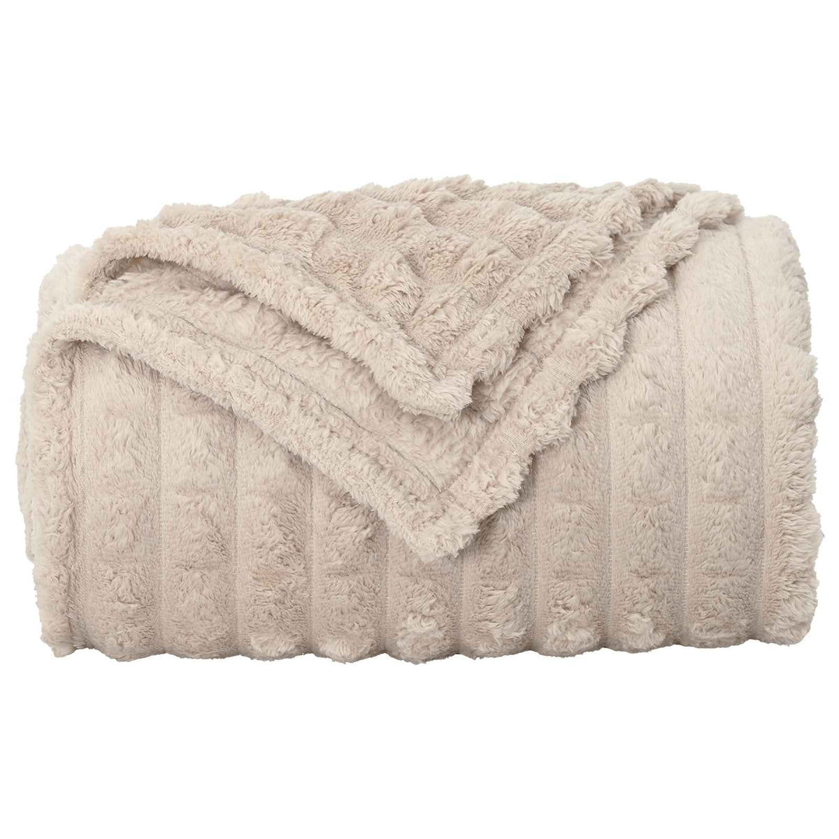 vidaXL Koc Beżowy 200 x 150 cm 0.8 kg Polar