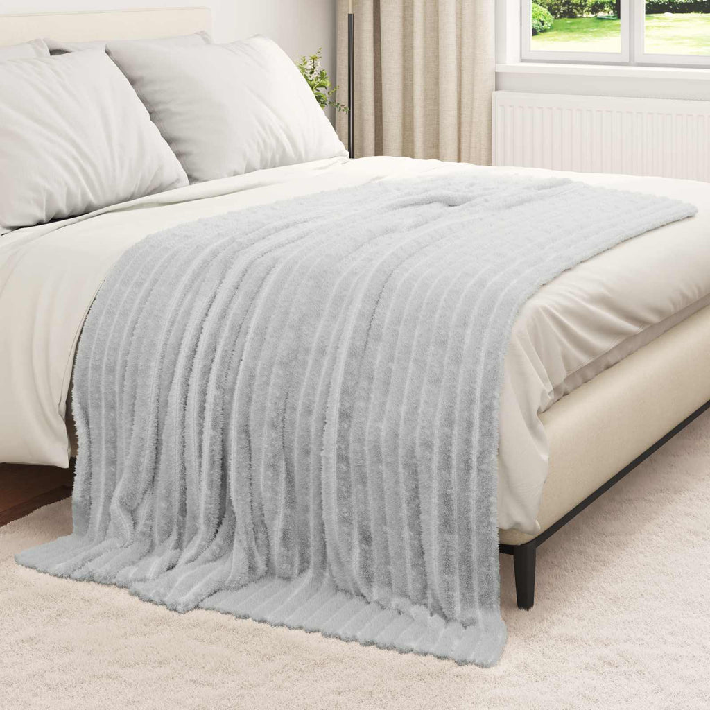 vidaXL Koc Szary 200 x 150 cm Polar