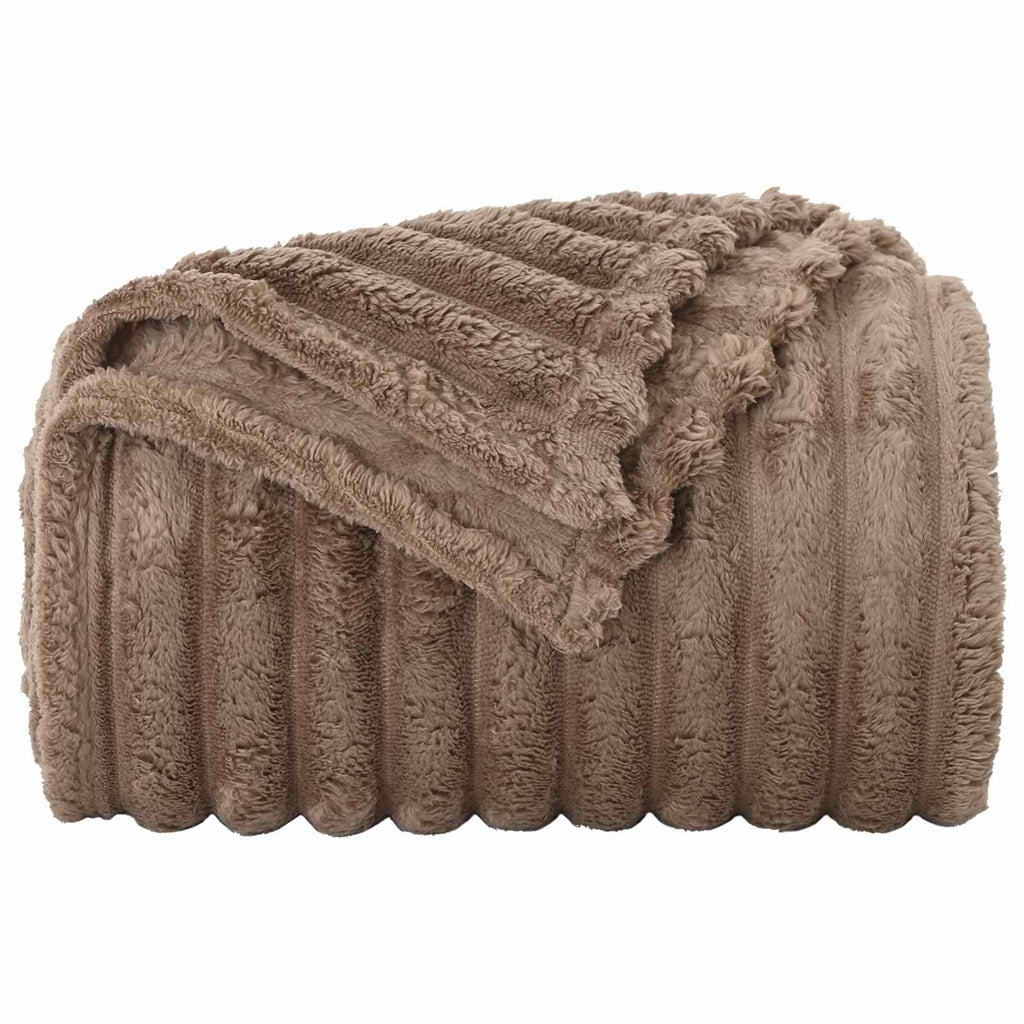 vidaXL Koce narzutowe 6 pcs Camel 200 x 150 cm Polar