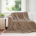 vidaXL Koce narzutowe 6 pcs Camel 270 x 240 cm Polar