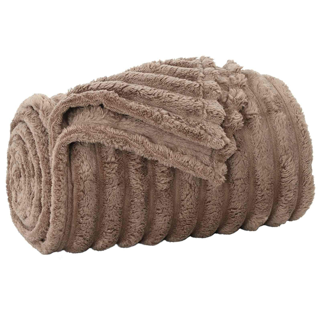 vidaXL Koce narzutowe 6 pcs Camel 270 x 240 cm Polar