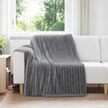 vidaXL Koce narzutowe 6 pcs Ciemnoszary 200 x 150 cm Polar