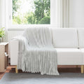 vidaXL Koce narzutowe 6 pcs Szary 150 x 130 cm Polar