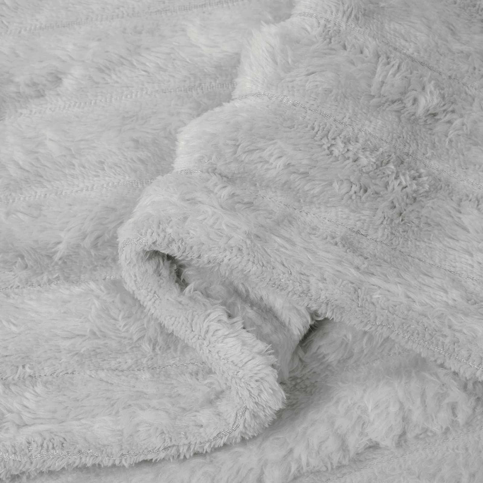 vidaXL Koce narzutowe 6 pcs Szary 270 x 240 cm Polar