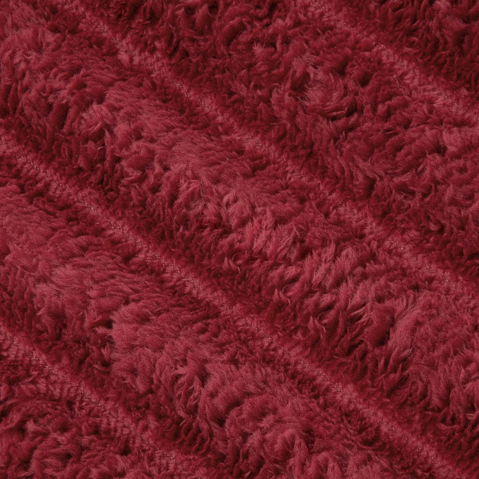 vidaXL Koce narzutowe 6 pcs Bordeaux Czerwony 270 x 240 cm Polar