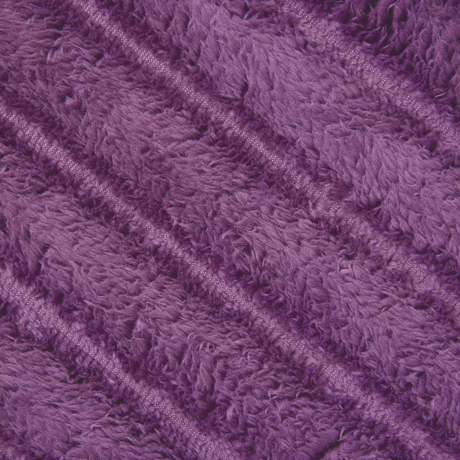 vidaXL Koce narzutowe 6 pcs Fioletowy 270 x 240 cm Polar