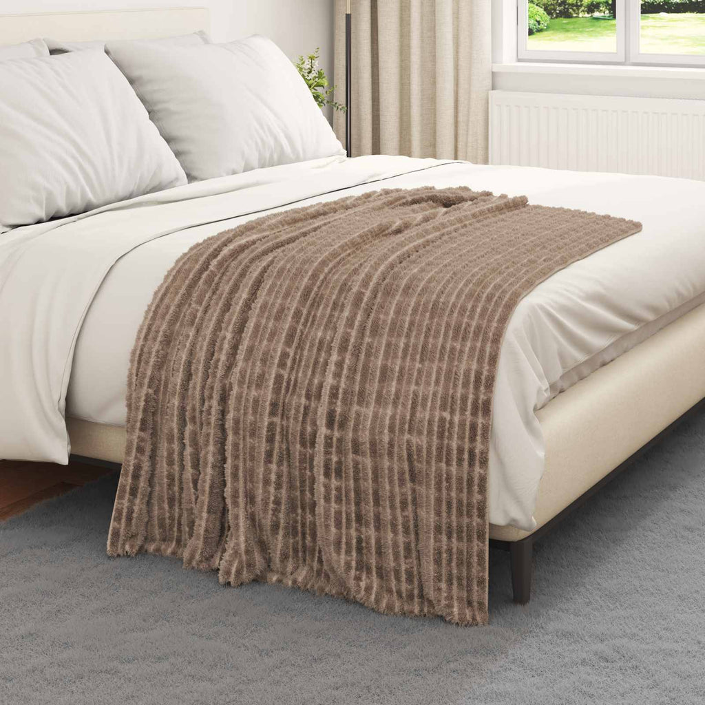 vidaXL Koc Camel 150 x 130 cm Polar