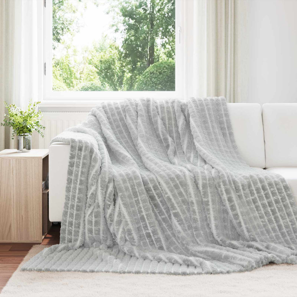 vidaXL Koc Szary 270 x 240 cm Polar