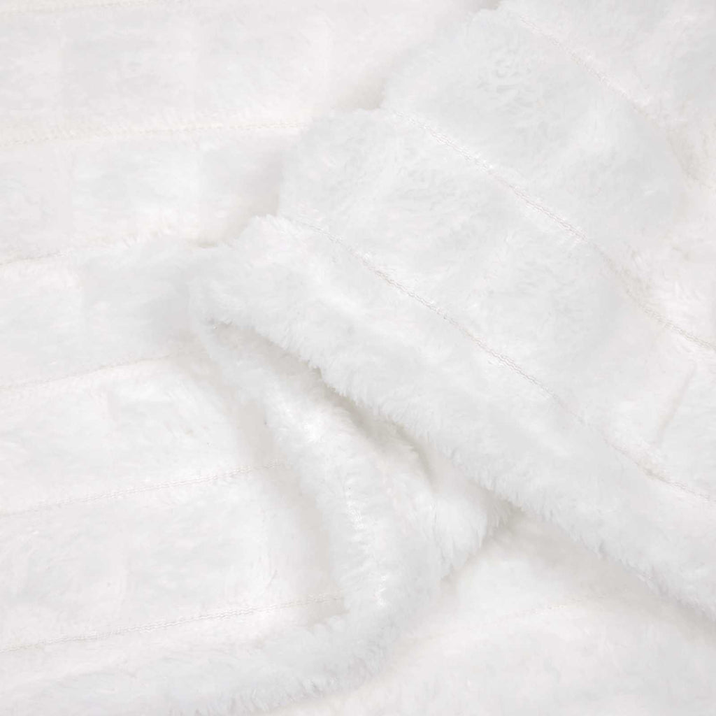 vidaXL Koc Biały 200 x 150 cm Polar