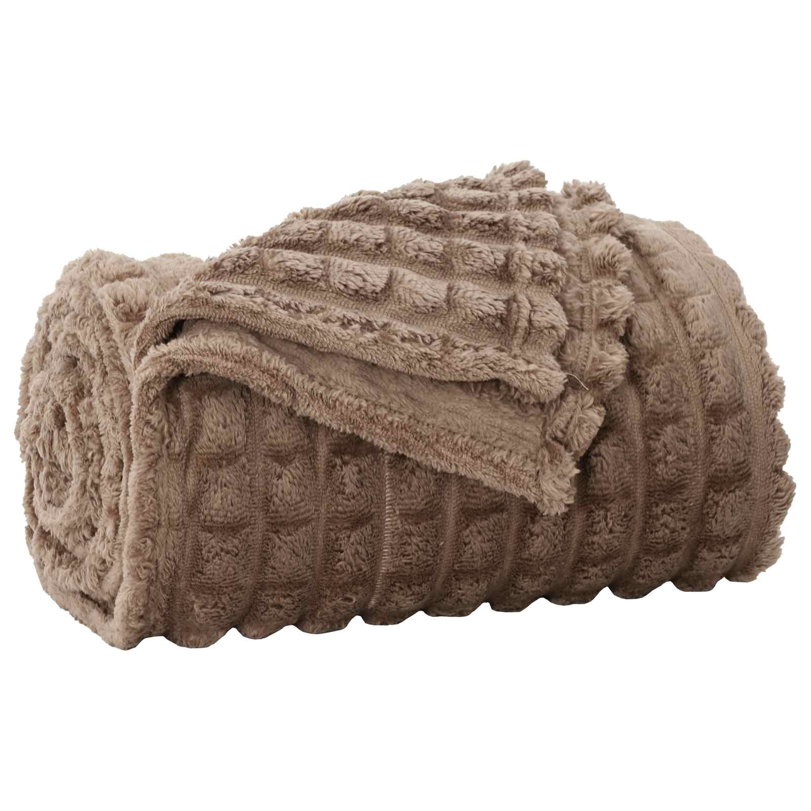 vidaXL Koce narzutowe 6 pcs Camel 270 x 240 cm Polar