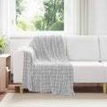 vidaXL Koce narzutowe 6 pcs Szary 150 x 130 cm Polar