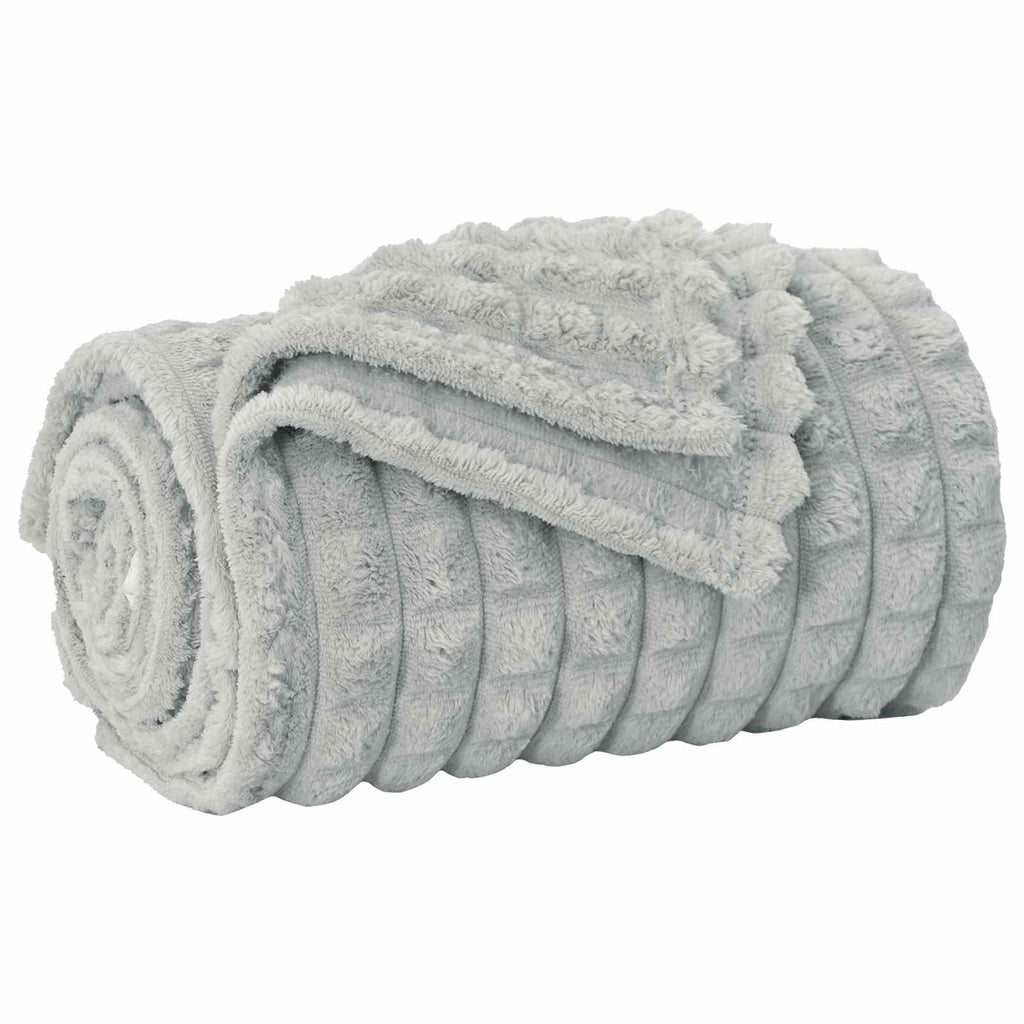 vidaXL Koce narzutowe 6 pcs Szary 200 x 150 cm Polar
