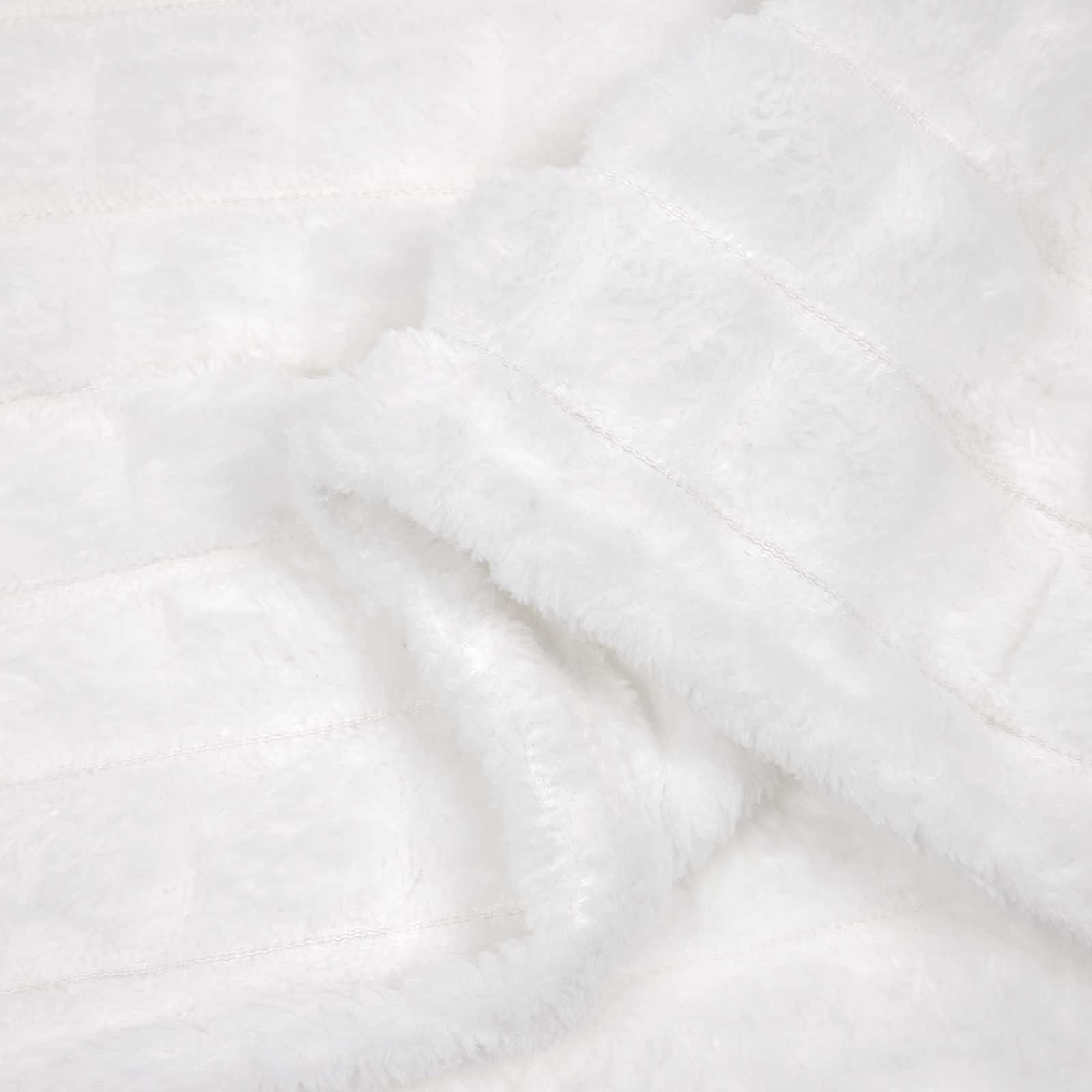 vidaXL Koce narzutowe 6 pcs Biały 240 x 220 cm Polar