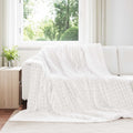 vidaXL Koce narzutowe 6 pcs Biały 240 x 220 cm Polar