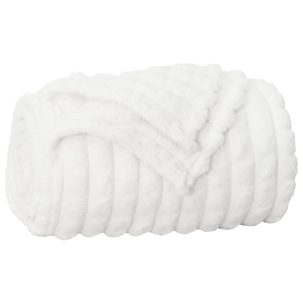 vidaXL Koce narzutowe 6 pcs Biały 270 x 240 cm Polar