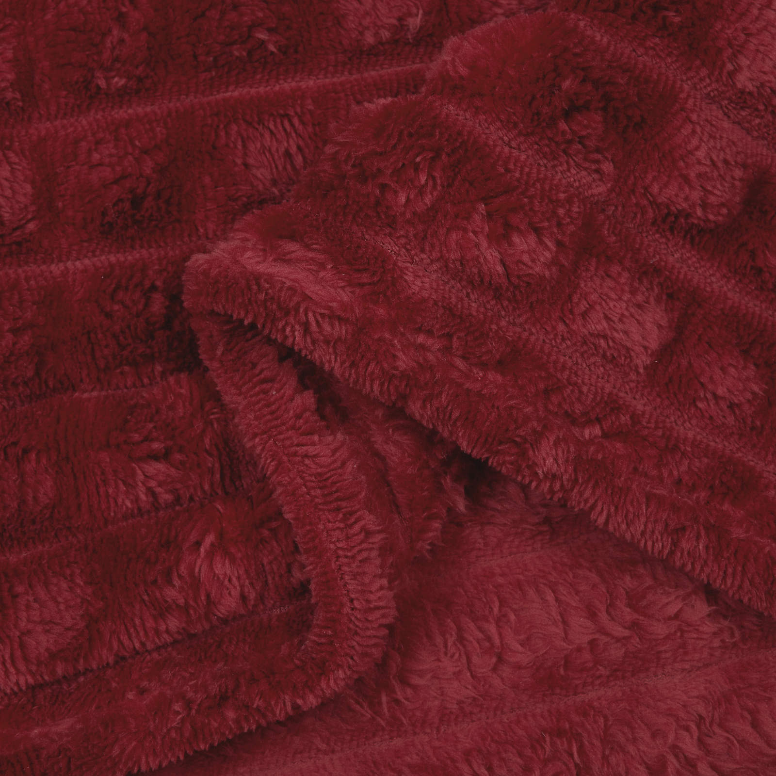 vidaXL Koce narzutowe 6 pcs Bordeaux Czerwony 150 x 130 cm Polar
