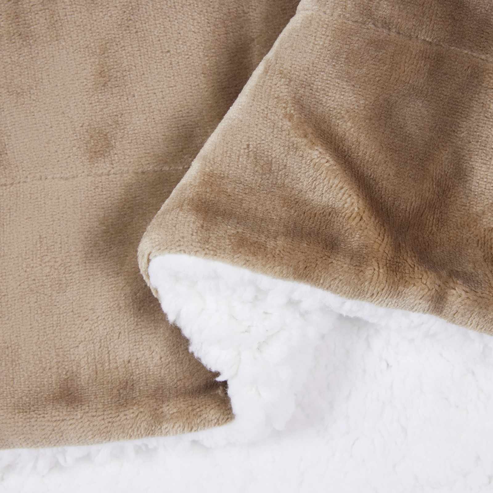 vidaXL Koc Camel 130 x 150 cm Polar