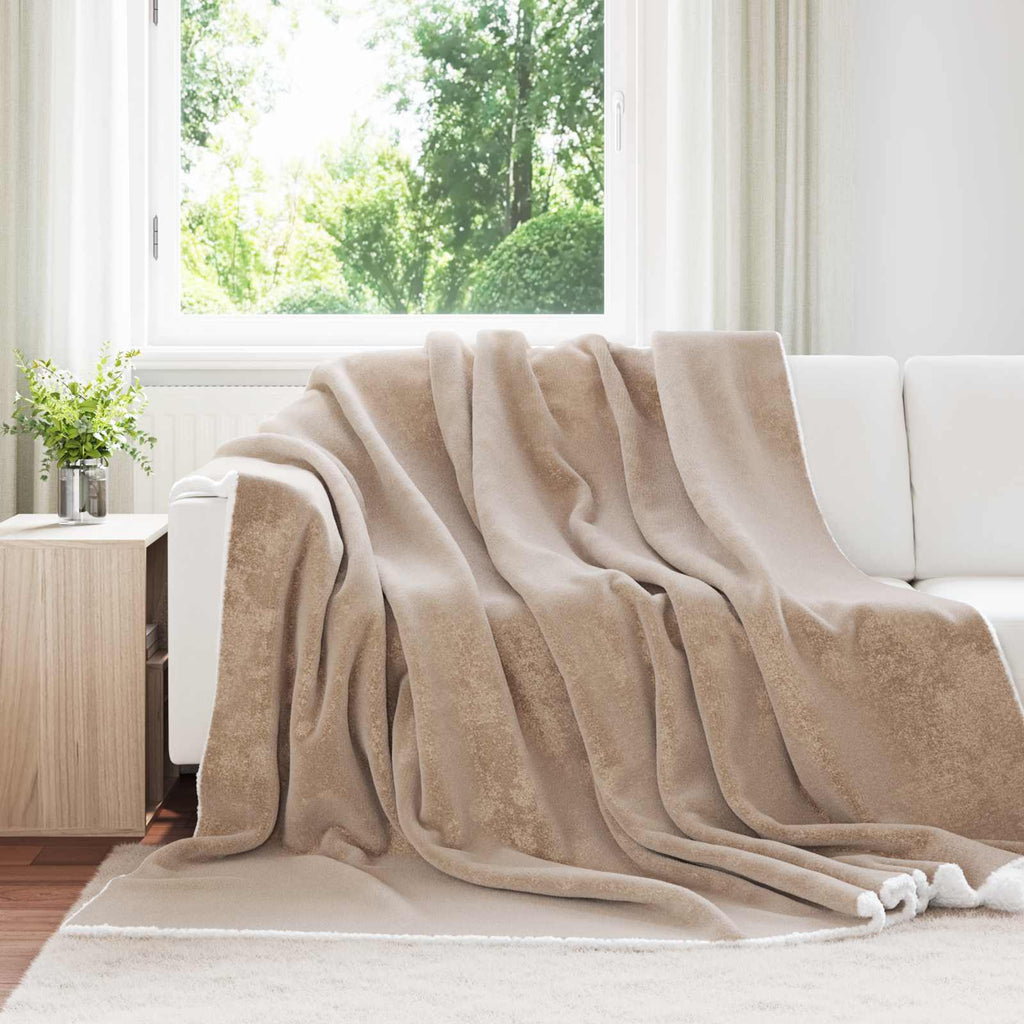 vidaXL Koc Camel 240 x 270 cm Polar